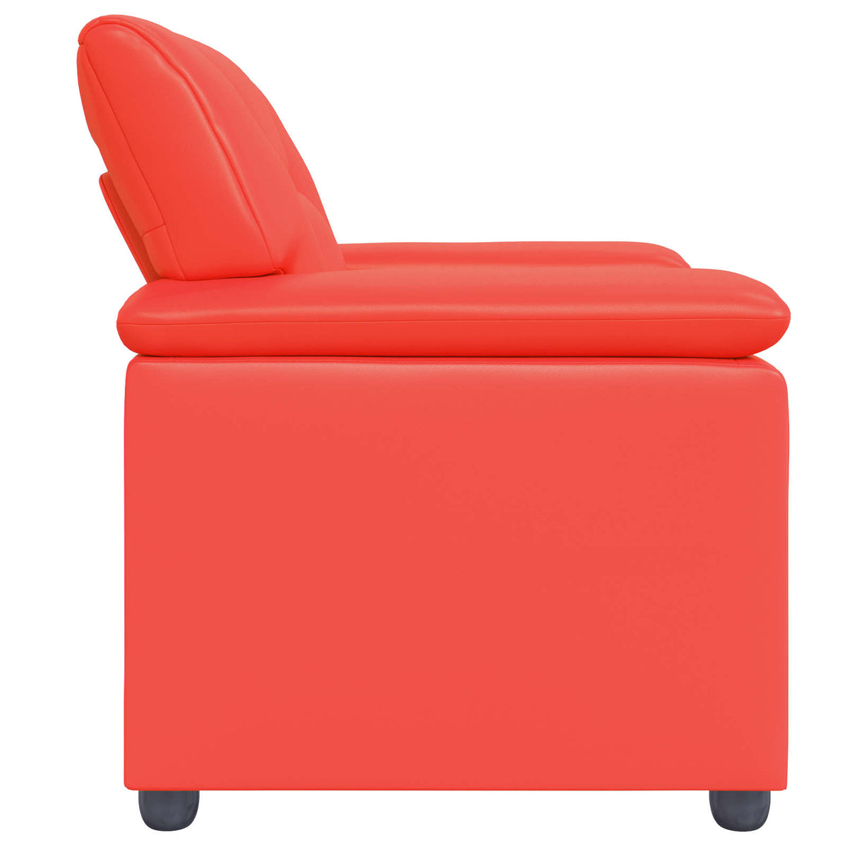 vidaXL Sofa czerwony 91 x 85 x 93 cm Ekoskóra