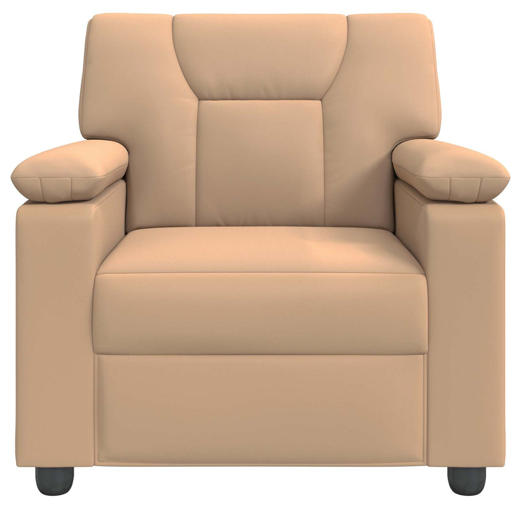 vidaXL Sofa Cappuccino 91 x 85 x 93 cm Ekoskóra