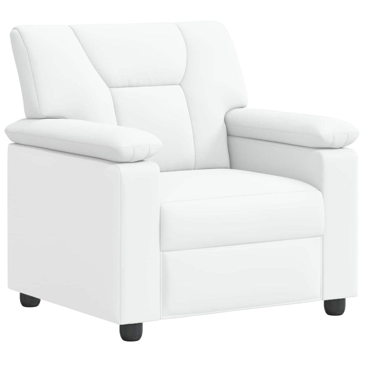 vidaXL Sofa Biały 91 x 85 x 93 cm Ekoskóra