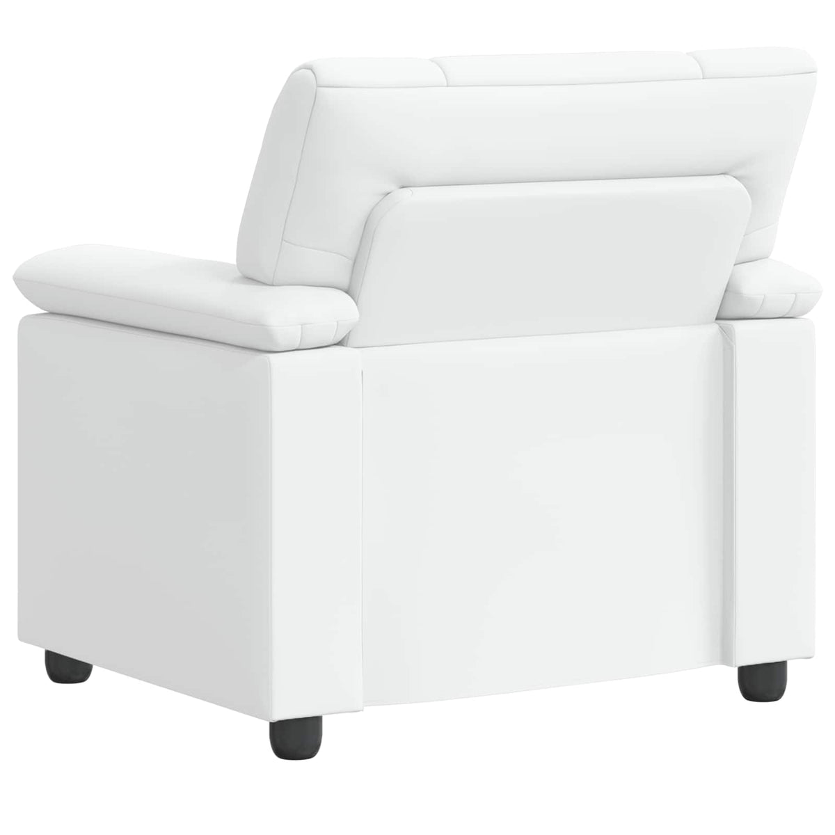 vidaXL Sofa Biały 91 x 85 x 93 cm Ekoskóra