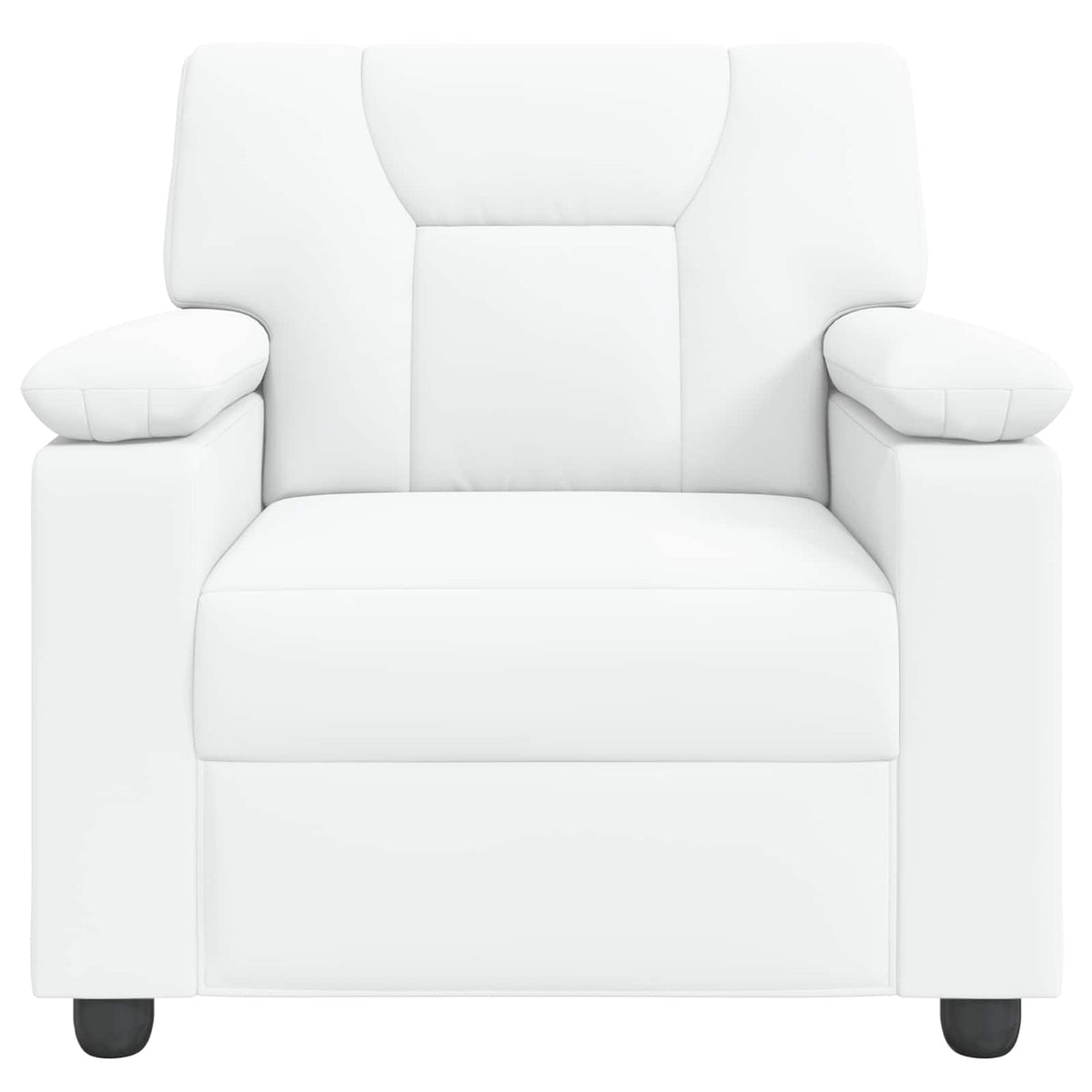 vidaXL Sofa Biały 91 x 85 x 93 cm Ekoskóra