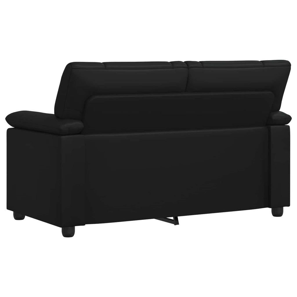 vidaXL Sofa Czarny 151 x 85 x 93 cm Ekoskóra