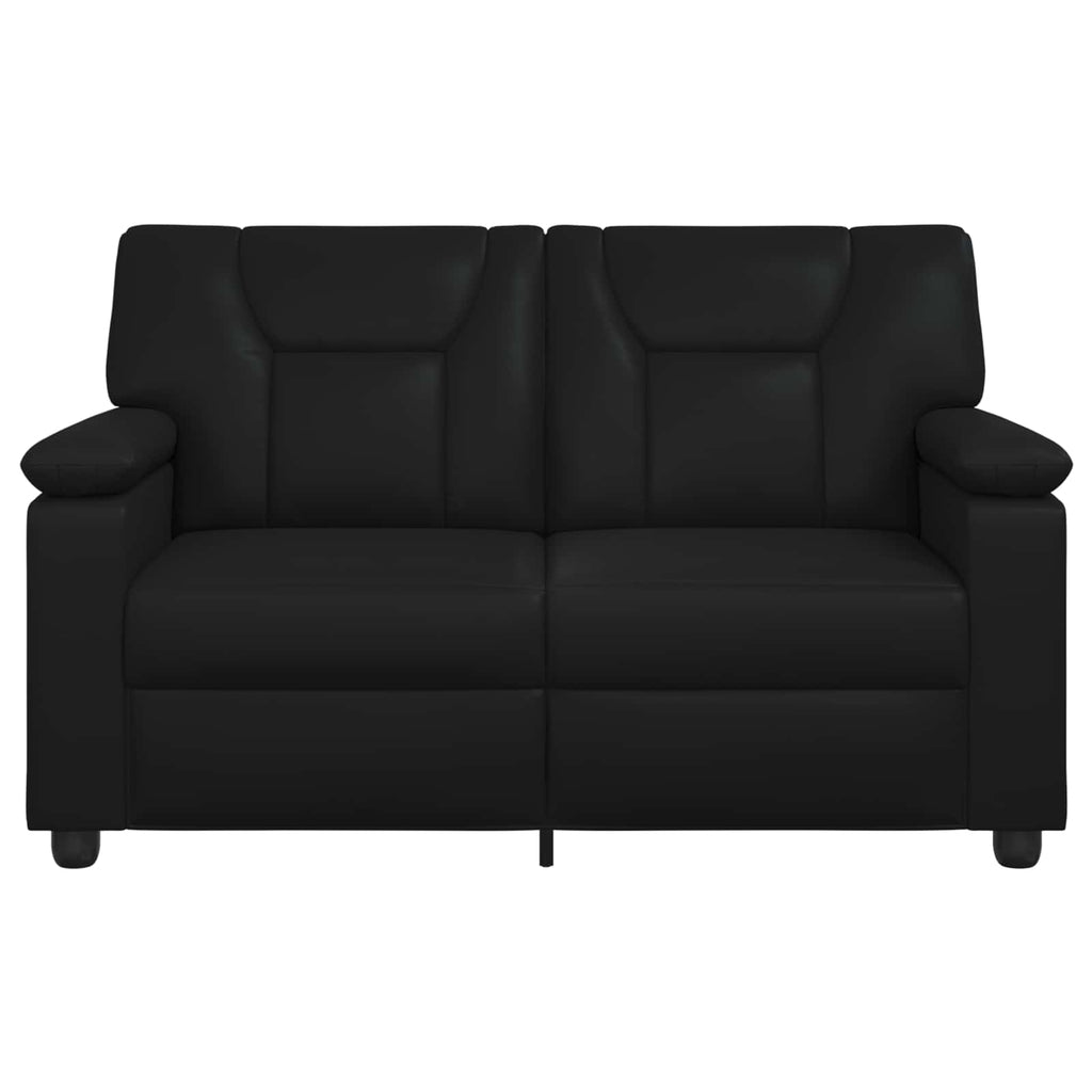 vidaXL Sofa Czarny 151 x 85 x 93 cm Ekoskóra