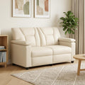 vidaXL Sofa kremowy 151 x 85 x 93 cm Ekoskóra