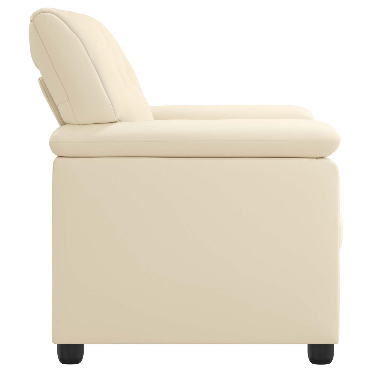 vidaXL Sofa kremowy 151 x 85 x 93 cm Ekoskóra