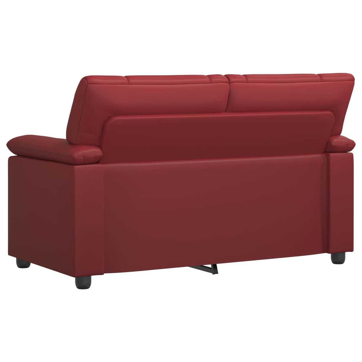 vidaXL Sofa Czerwone wino 151 x 85 x 93 cm Ekoskóra