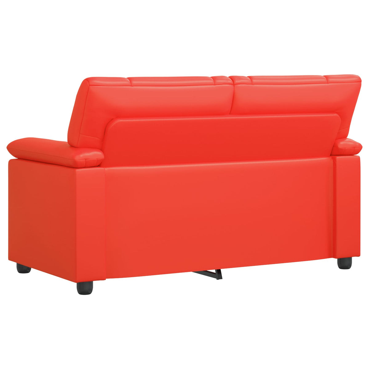 vidaXL Sofa czerwony 151 x 85 x 93 cm Ekoskóra