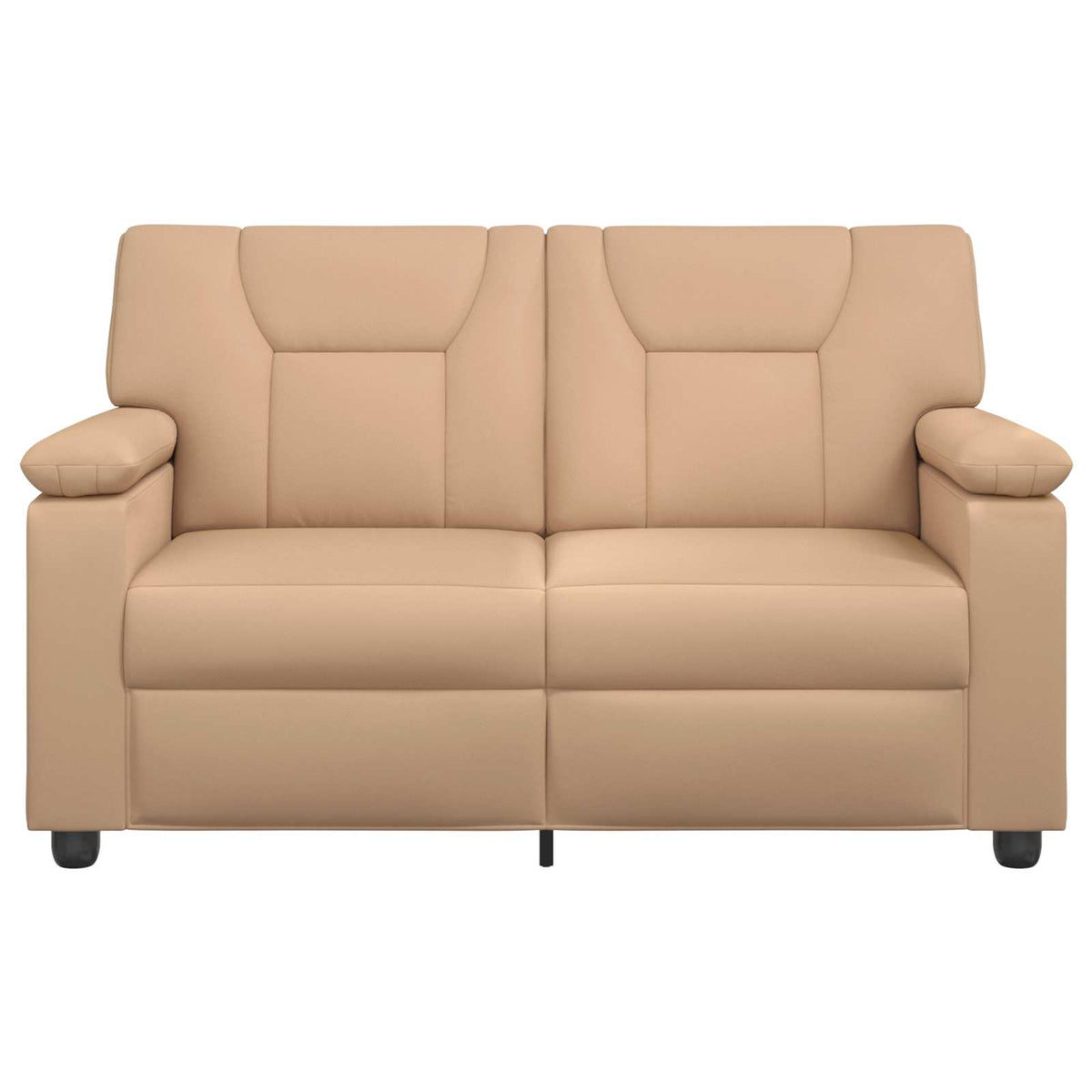 vidaXL Sofa Cappuccino 151 x 85 x 93 cm Ekoskóra