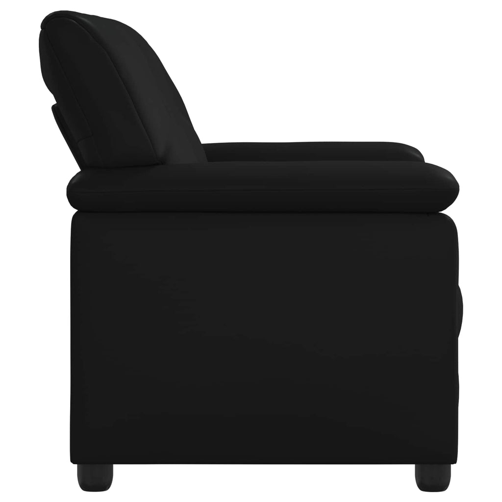 vidaXL Sofa Czarny 171 x 85 x 93 cm Ekoskóra