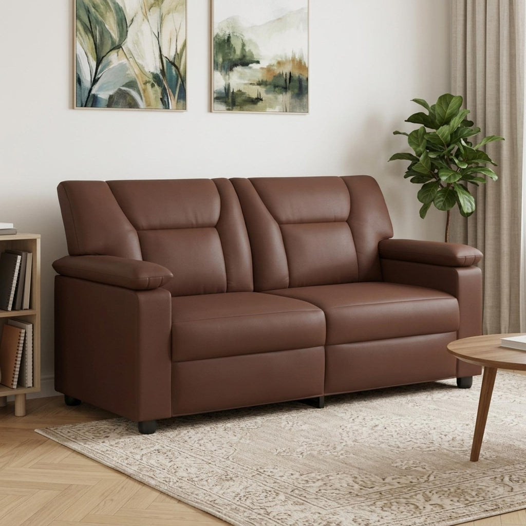 vidaXL Sofa brązowy 171 x 85 x 93 cm Ekoskóra