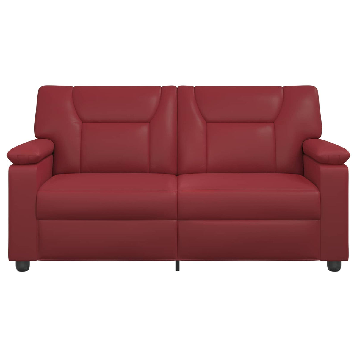 vidaXL Sofa Czerwone wino 171 x 85 x 93 cm Ekoskóra