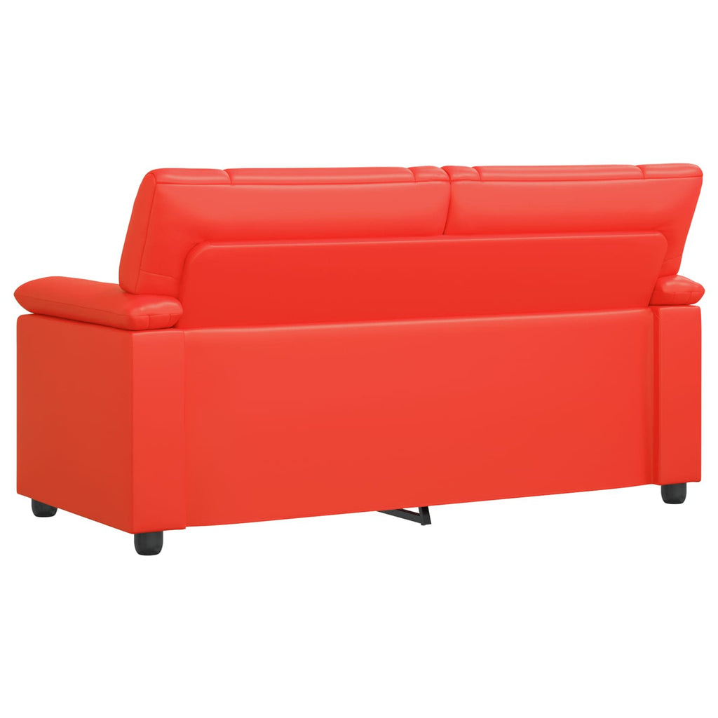 vidaXL Sofa czerwony 171 x 85 x 93 cm Ekoskóra