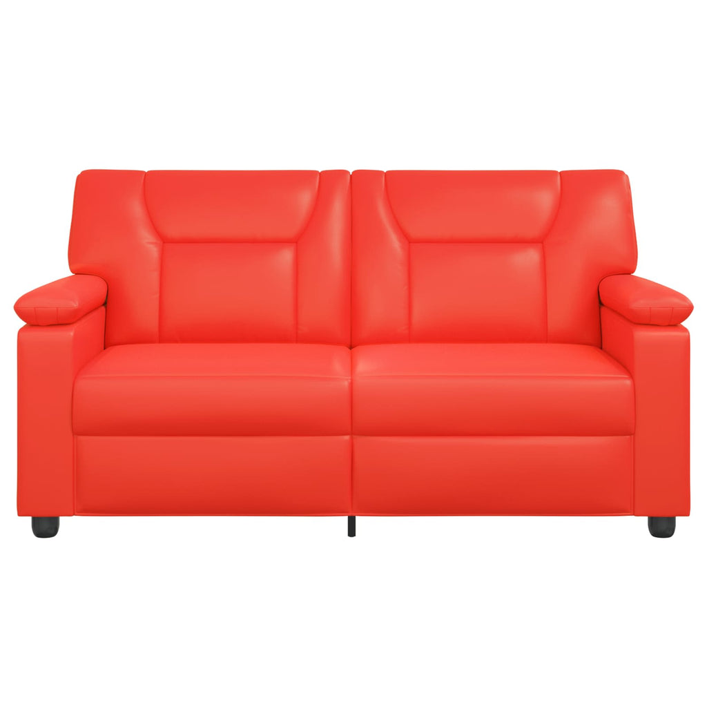 vidaXL Sofa czerwony 171 x 85 x 93 cm Ekoskóra
