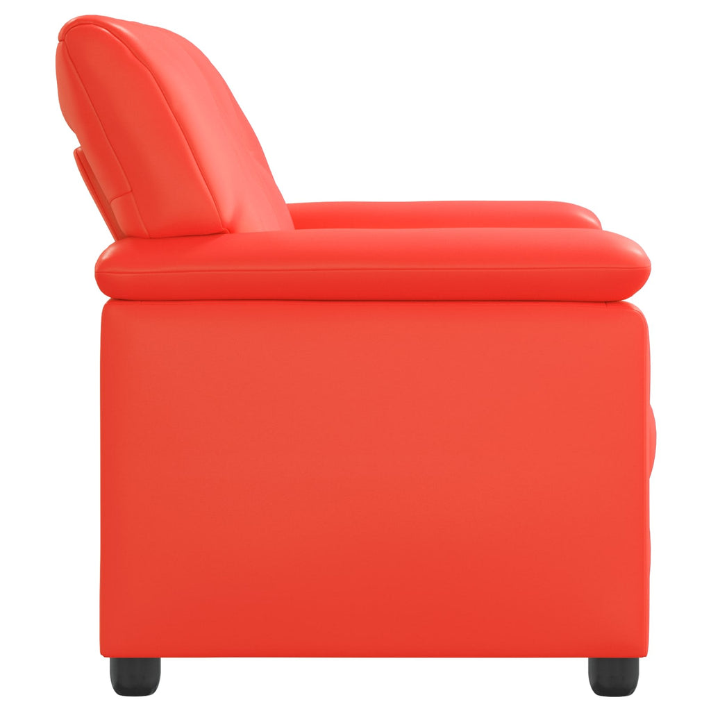 vidaXL Sofa czerwony 171 x 85 x 93 cm Ekoskóra