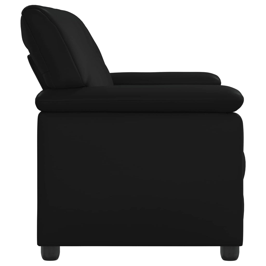 vidaXL Sofa Czarny 191 x 85 x 93 cm Ekoskóra