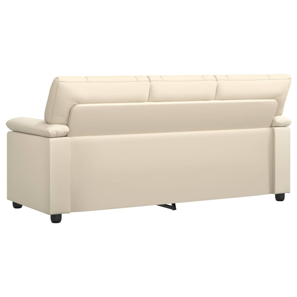 vidaXL Sofa kremowy 191 x 85 x 93 cm Ekoskóra