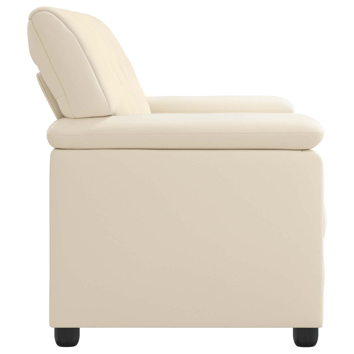 vidaXL Sofa kremowy 191 x 85 x 93 cm Ekoskóra