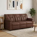 vidaXL Sofa brązowy 191 x 85 x 93 cm Ekoskóra