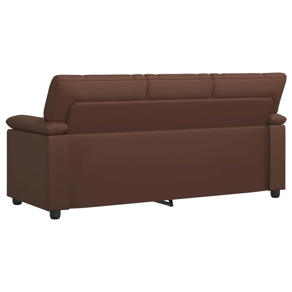 vidaXL Sofa brązowy 191 x 85 x 93 cm Ekoskóra