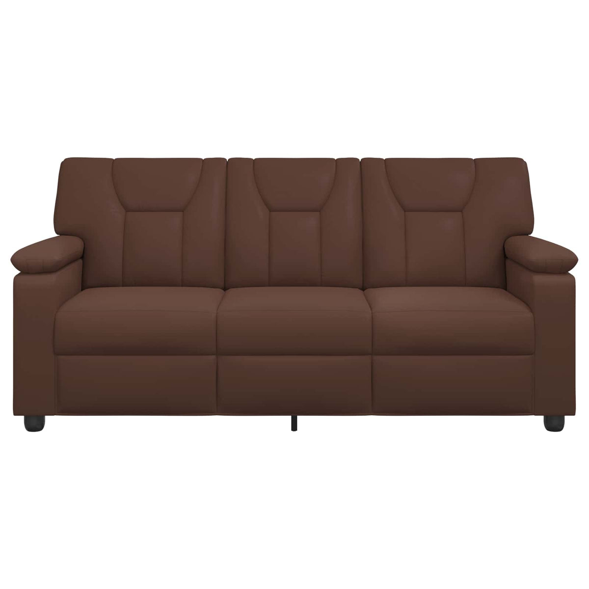 vidaXL Sofa brązowy 191 x 85 x 93 cm Ekoskóra