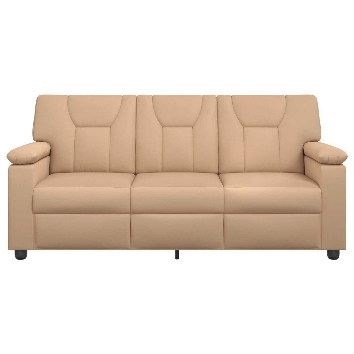 vidaXL Sofa Cappuccino 191 x 85 x 93 cm Ekoskóra