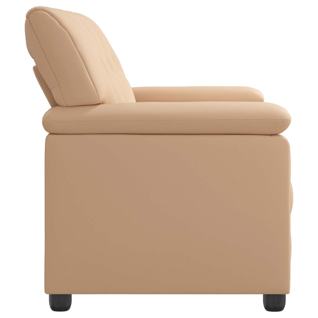 vidaXL Sofa Cappuccino 191 x 85 x 93 cm Ekoskóra