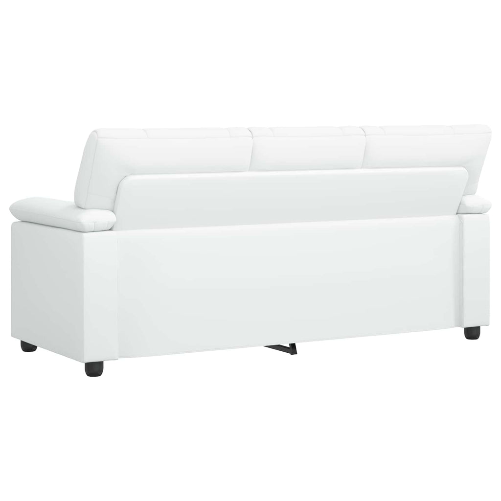 vidaXL Sofa Biały 191 x 85 x 93 cm Ekoskóra