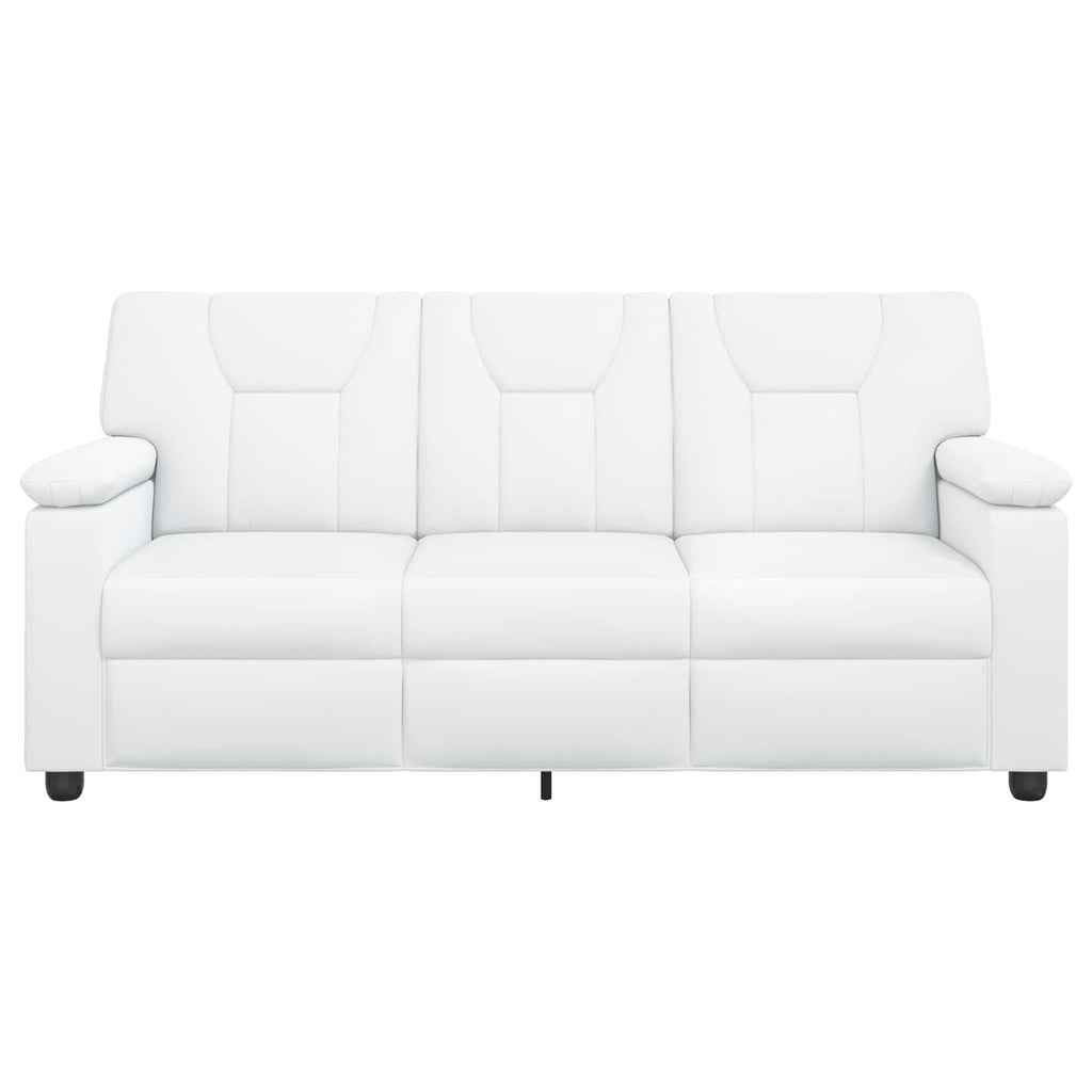 vidaXL Sofa Biały 191 x 85 x 93 cm Ekoskóra