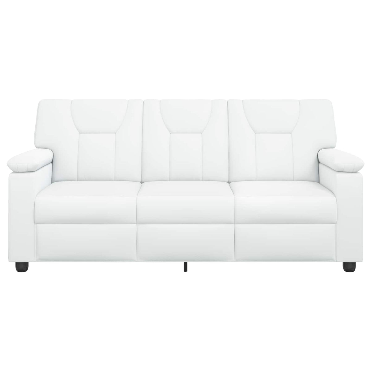 vidaXL Sofa Biały 191 x 85 x 93 cm Ekoskóra