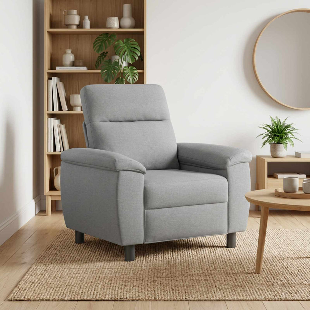 vidaXL Sofa jasnoszary 95 x 90 x 95 cm tkanina
