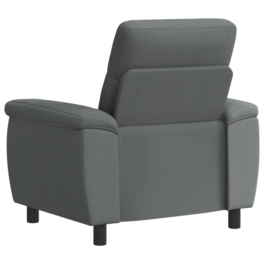 vidaXL Sofa ciemnoszary 95 x 90 x 95 cm tkanina