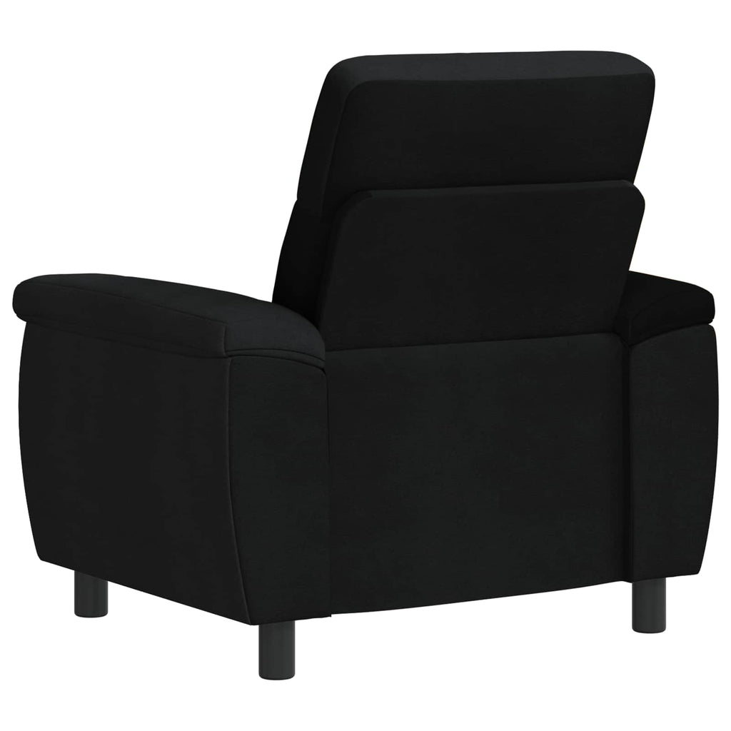 vidaXL Sofa Czarny 95 x 90 x 95 cm tkanina