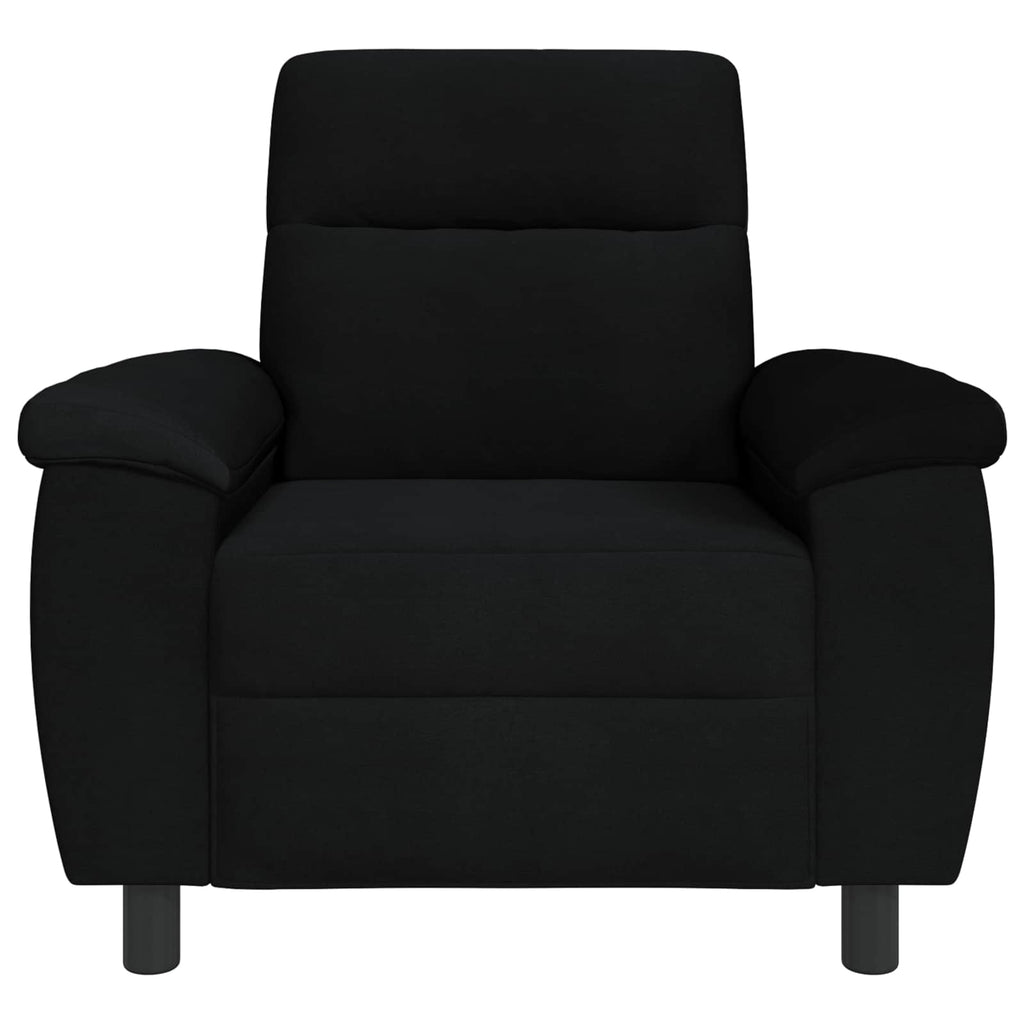 vidaXL Sofa Czarny 95 x 90 x 95 cm tkanina