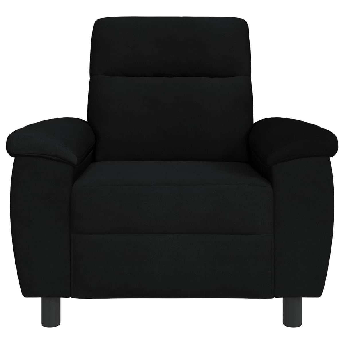 vidaXL Sofa Czarny 95 x 90 x 95 cm tkanina