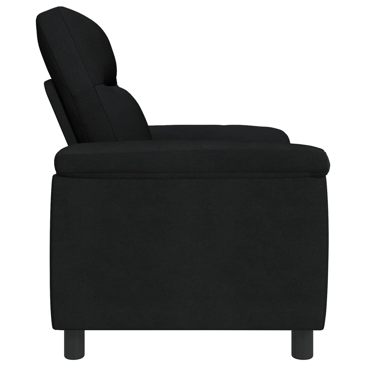 vidaXL Sofa Czarny 95 x 90 x 95 cm tkanina