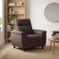 vidaXL Sofa Ciemny brąz 95 x 90 x 95 cm tkanina