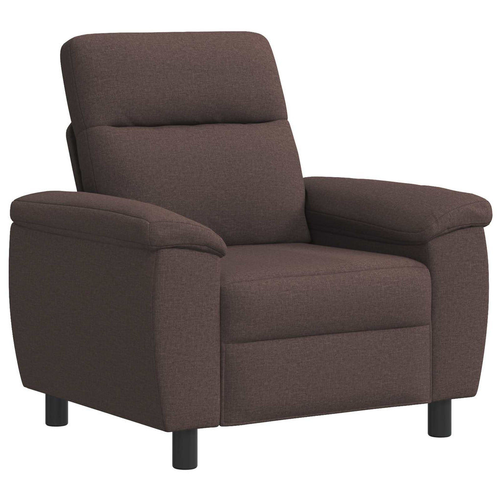 vidaXL Sofa Ciemny brąz 95 x 90 x 95 cm tkanina