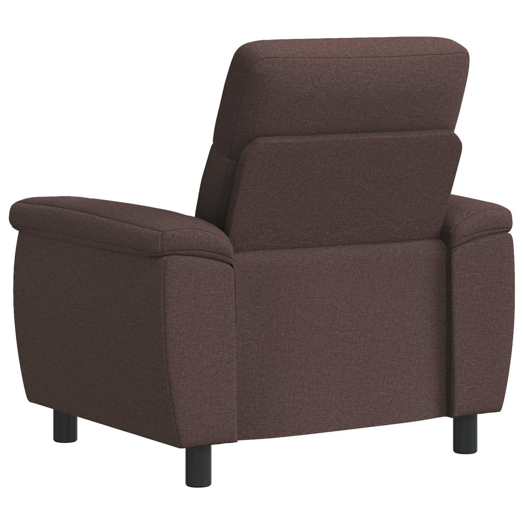 vidaXL Sofa Ciemny brąz 95 x 90 x 95 cm tkanina