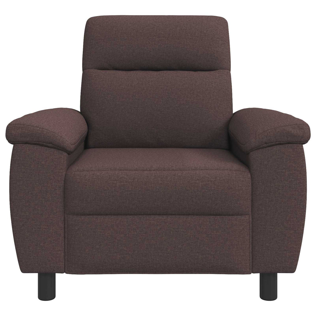 vidaXL Sofa Ciemny brąz 95 x 90 x 95 cm tkanina