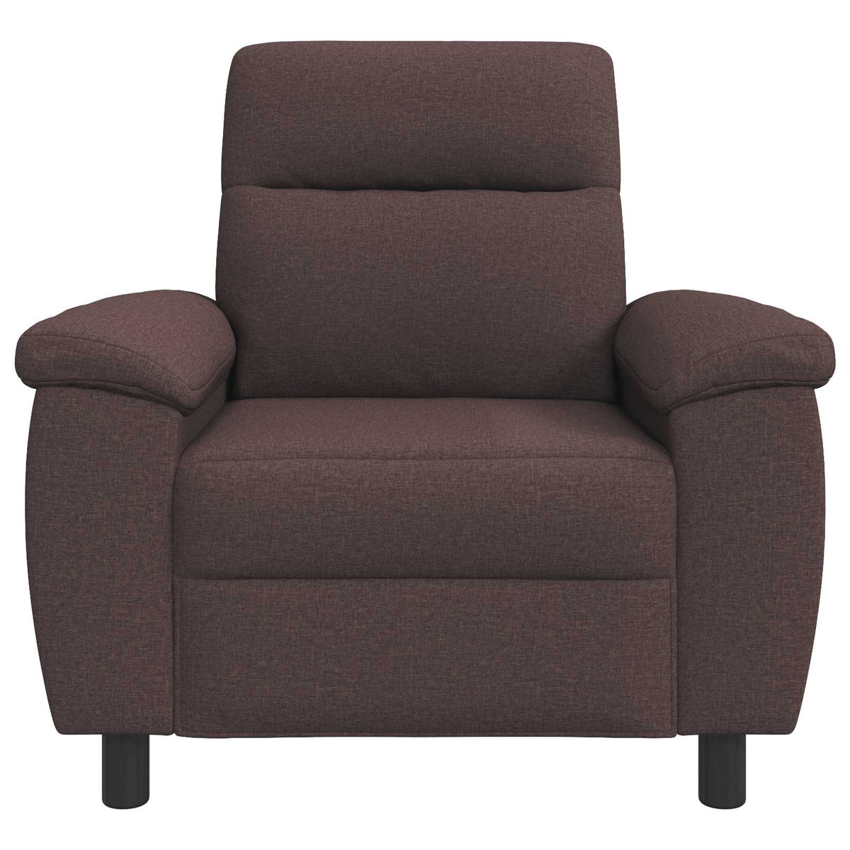 vidaXL Sofa Ciemny brąz 95 x 90 x 95 cm tkanina