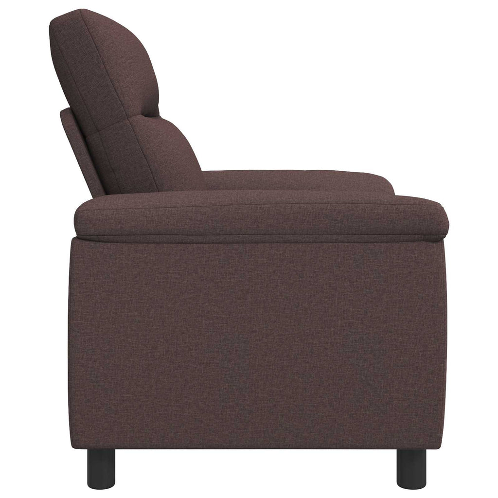 vidaXL Sofa Ciemny brąz 95 x 90 x 95 cm tkanina