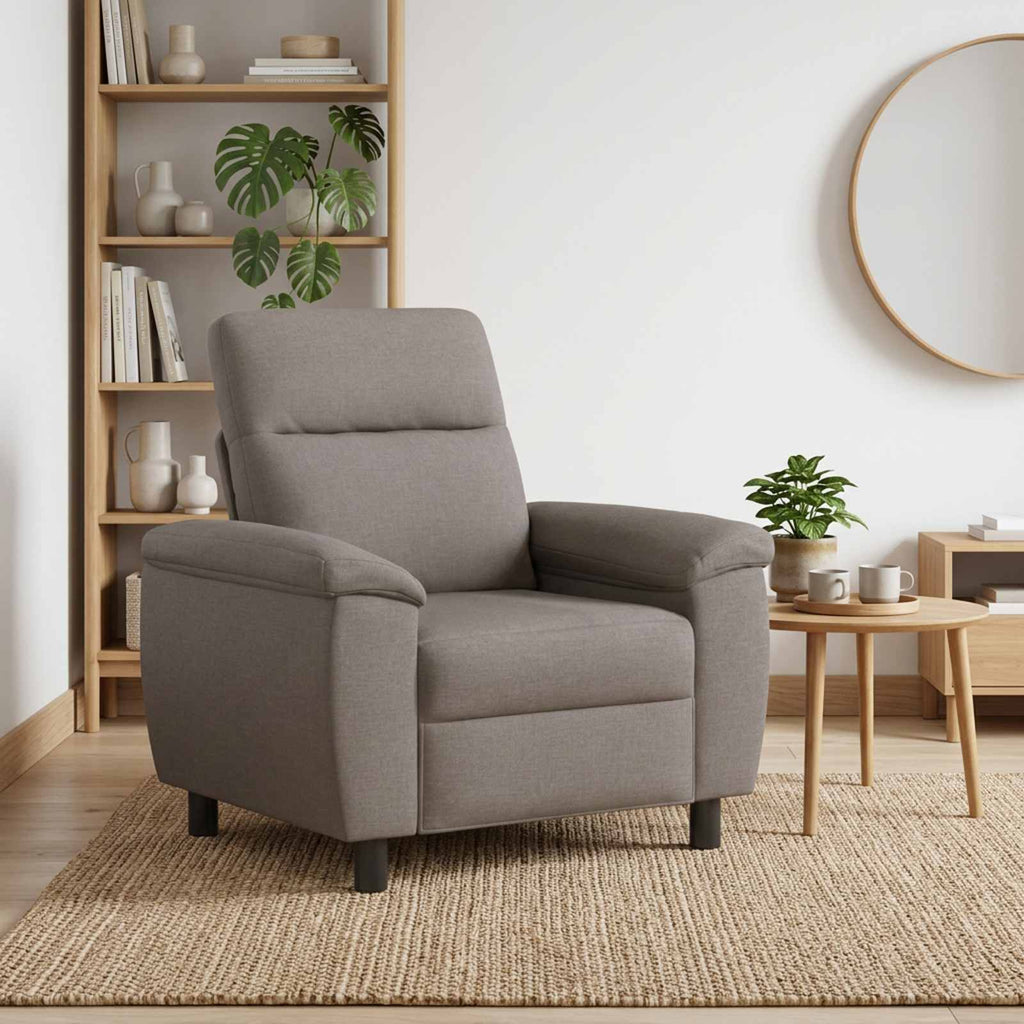 vidaXL Sofa Ciemnoszary 95 x 90 x 95 cm tkanina
