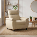vidaXL Sofa kremowy 95 x 90 x 95 cm tkanina