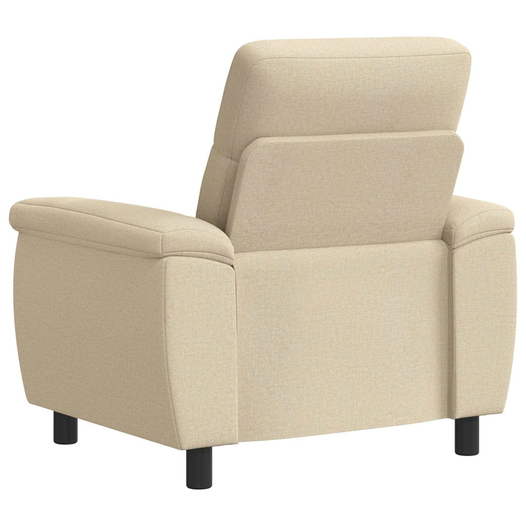 vidaXL Sofa kremowy 95 x 90 x 95 cm tkanina
