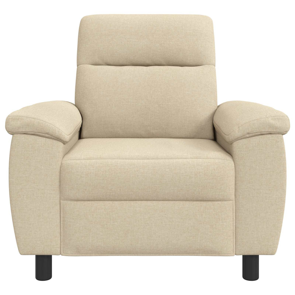 vidaXL Sofa kremowy 95 x 90 x 95 cm tkanina