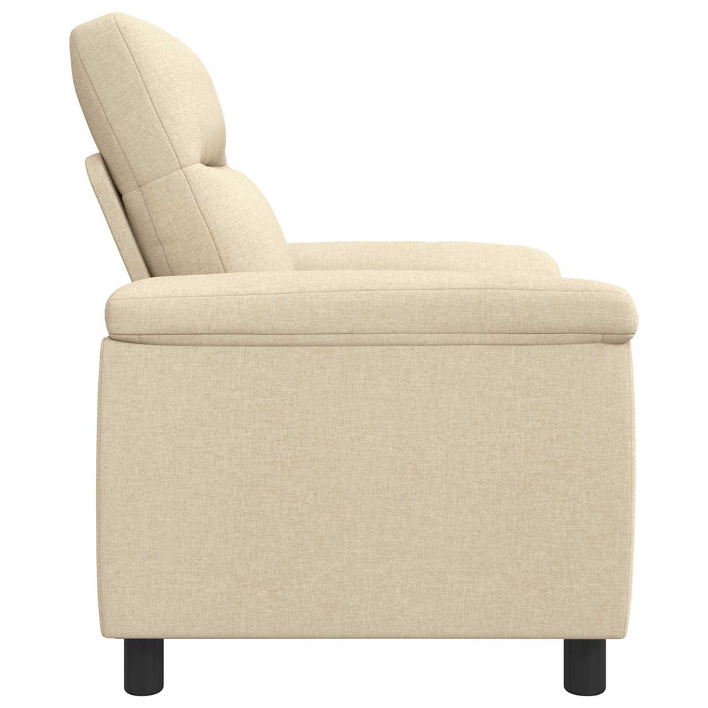 vidaXL Sofa kremowy 95 x 90 x 95 cm tkanina