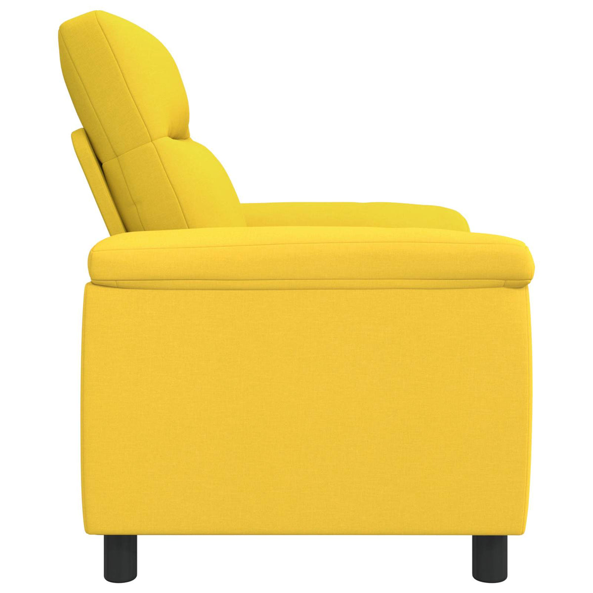 vidaXL Sofa Jasnożółty 95 x 90 x 95 cm tkanina