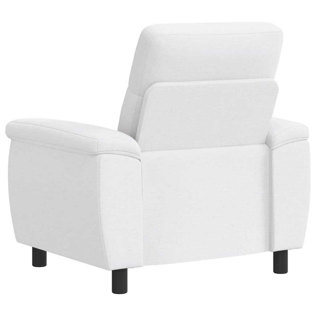 vidaXL Sofa Biały 95 x 90 x 95 cm tkanina