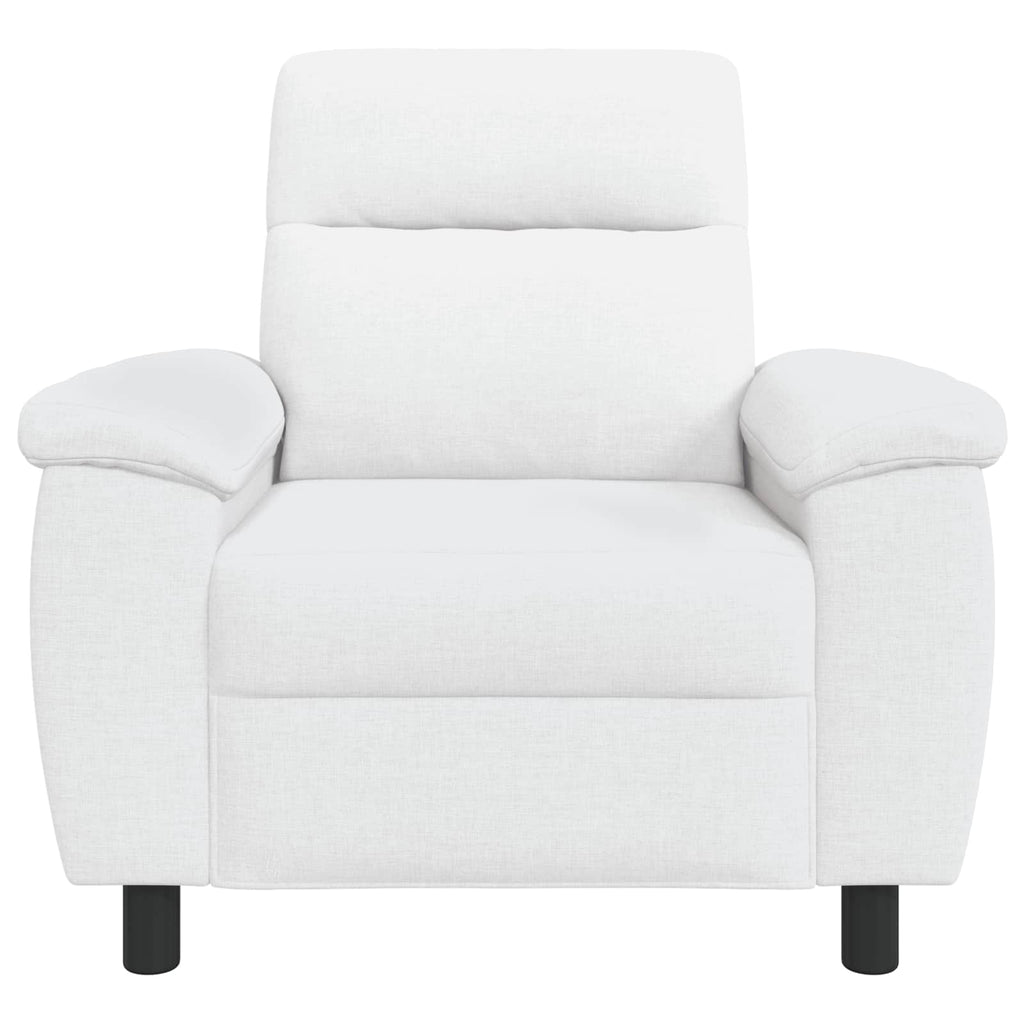 vidaXL Sofa Biały 95 x 90 x 95 cm tkanina
