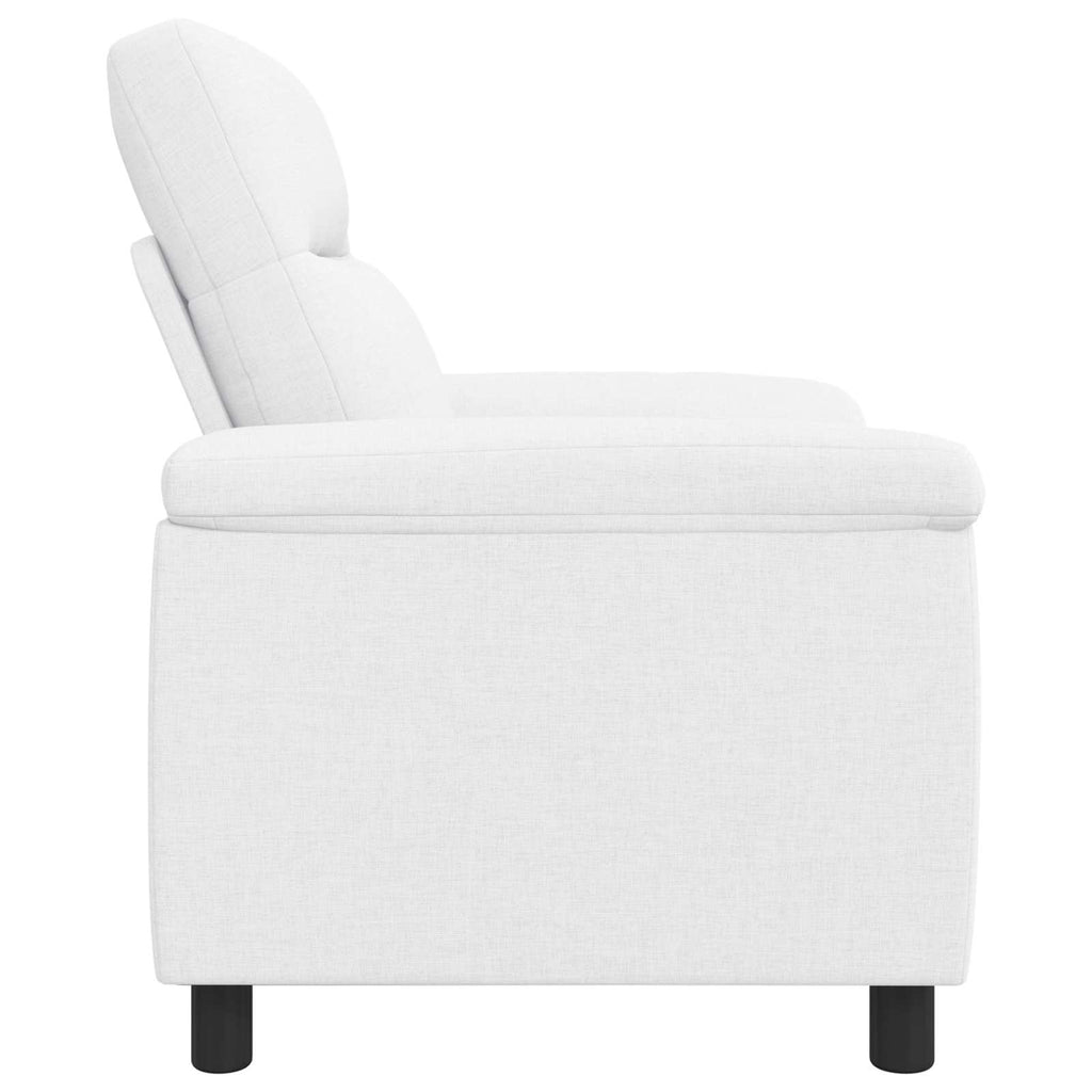 vidaXL Sofa Biały 95 x 90 x 95 cm tkanina